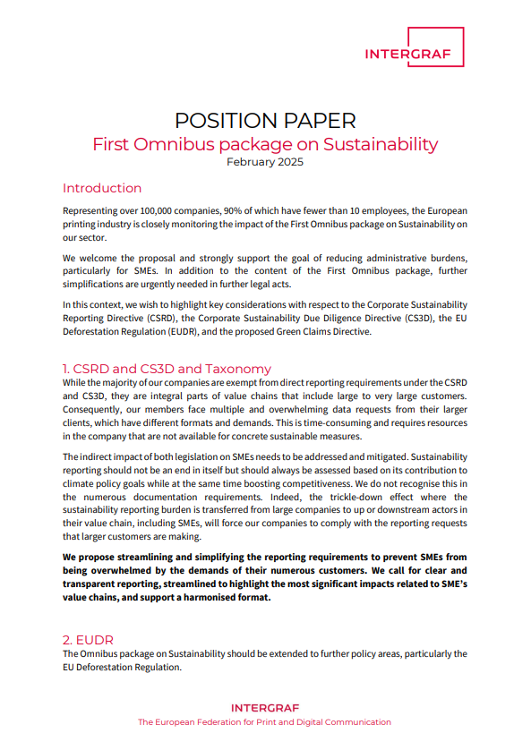 Position Paper March 2025